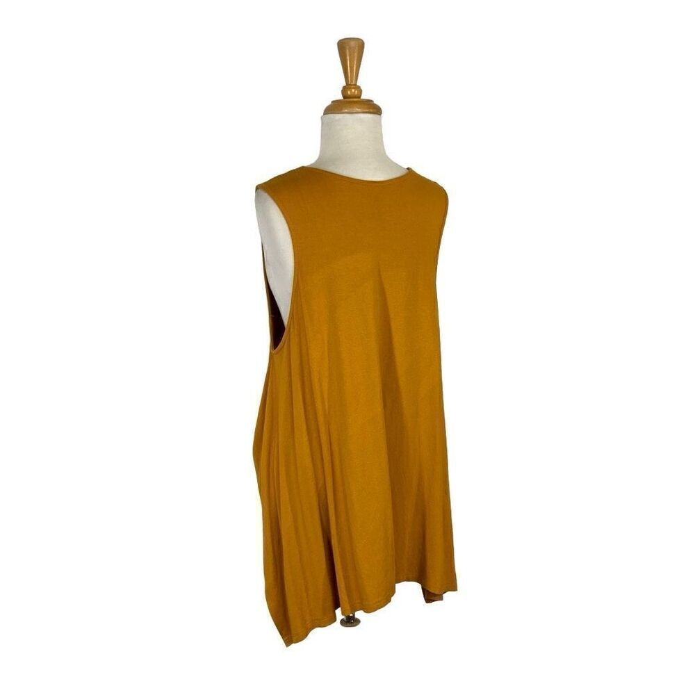 Matti Mamane S Goldenrod Yellow Tunic Top Art To Wear Lagenlook Fits M L